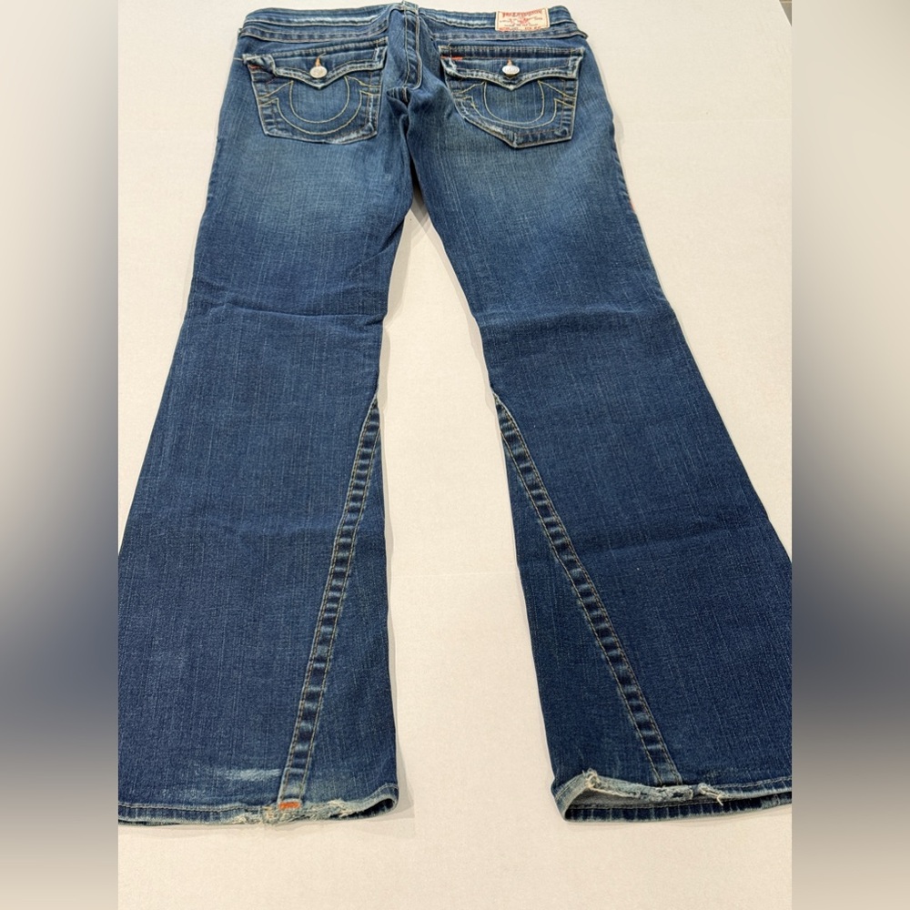 True Religion Dark Blue Flare Jeans Size 30 Joey
